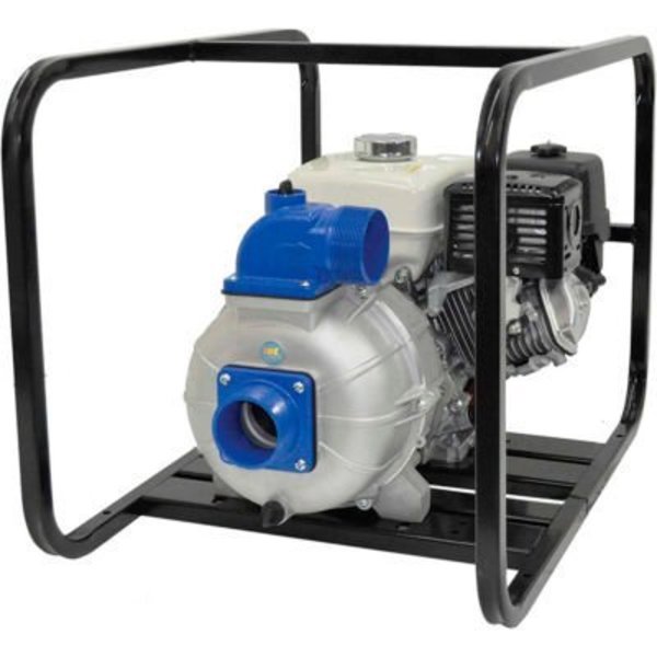 Springer Pumps AMT 4" Aluminum Trash Pump, Honda GX390 Engine, 530gpm, Viton/SIC-SIC Seal, 4" In/Out 4S13XHR